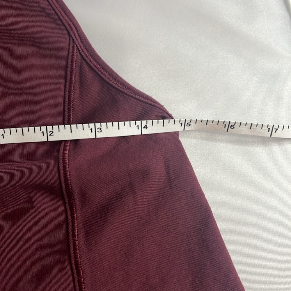 Lululemon Maroon Top With Twist In Back - image 5